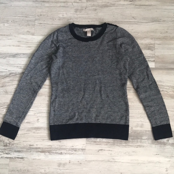 Long-Sleeve Sweater with Button Detail - Picture 1 of 4